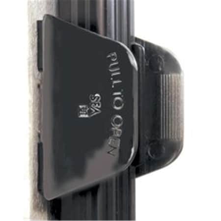 Shower Enclosures Mirror Door Travel Latch, Black S7L-BL75DC